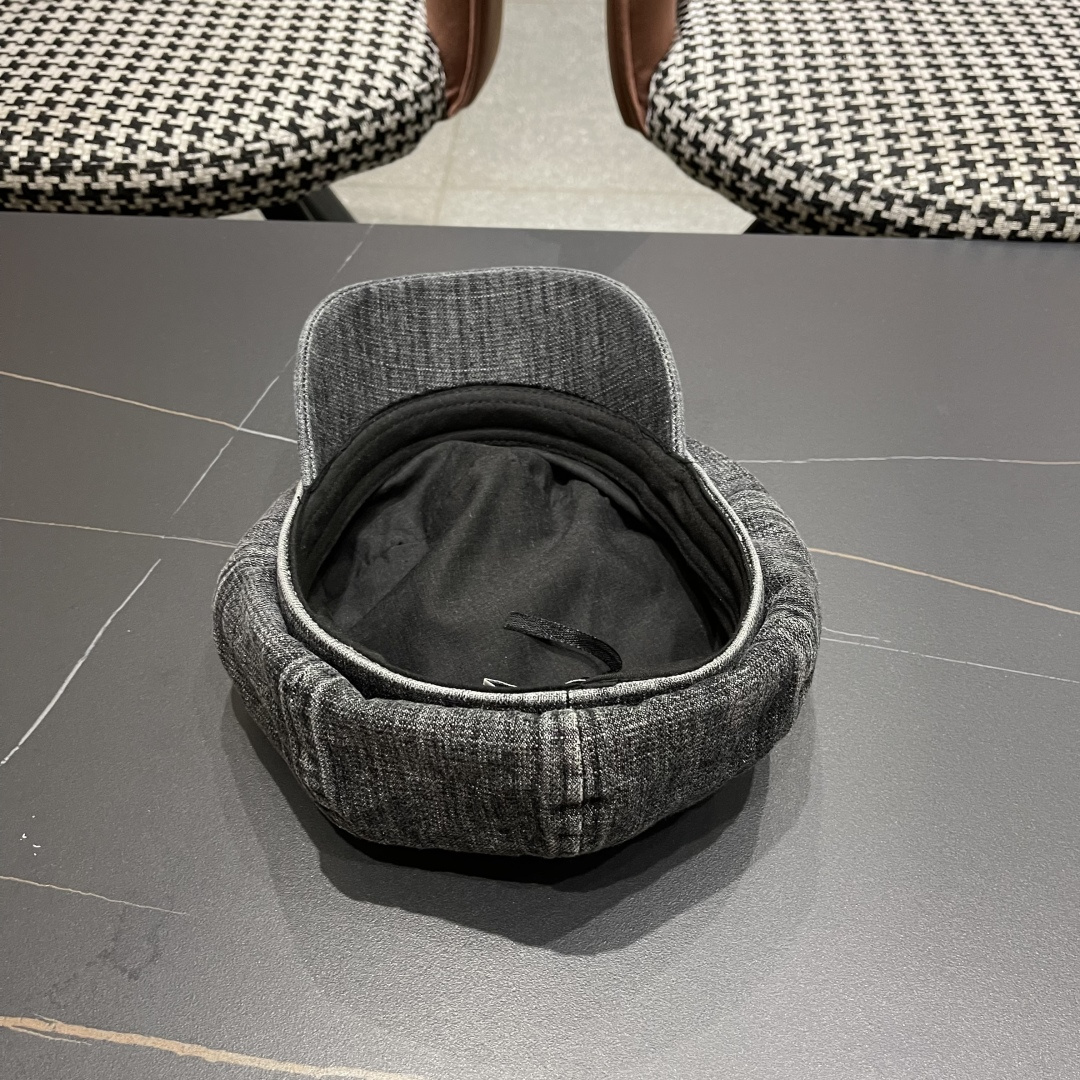  蒙口 2025新款韩版复古水洗牛仔贝雷帽女英伦风八角帽春
夏时尚画家帽显脸小