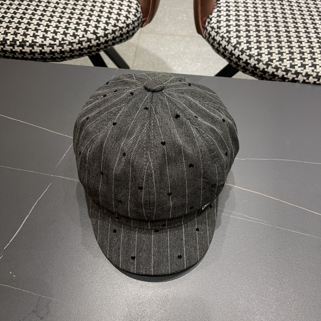  迪奥 遮阳八角帽子2025年爆款女新款时尚洋气
鸭舌帽春秋画家报童帽夏季