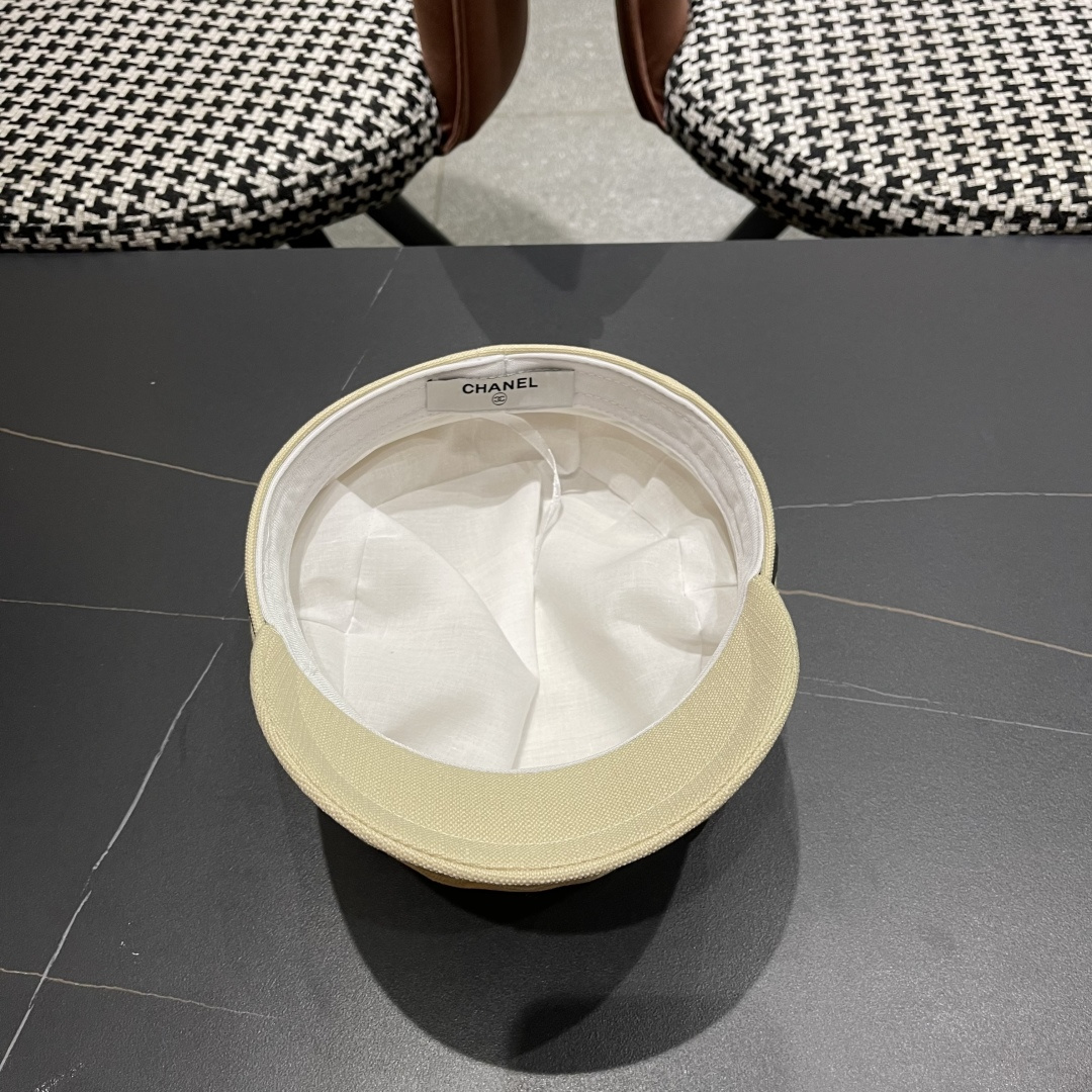 香奈儿2025秋冬系美拉德风海军八角帽潮酷网红同款品脸小八角