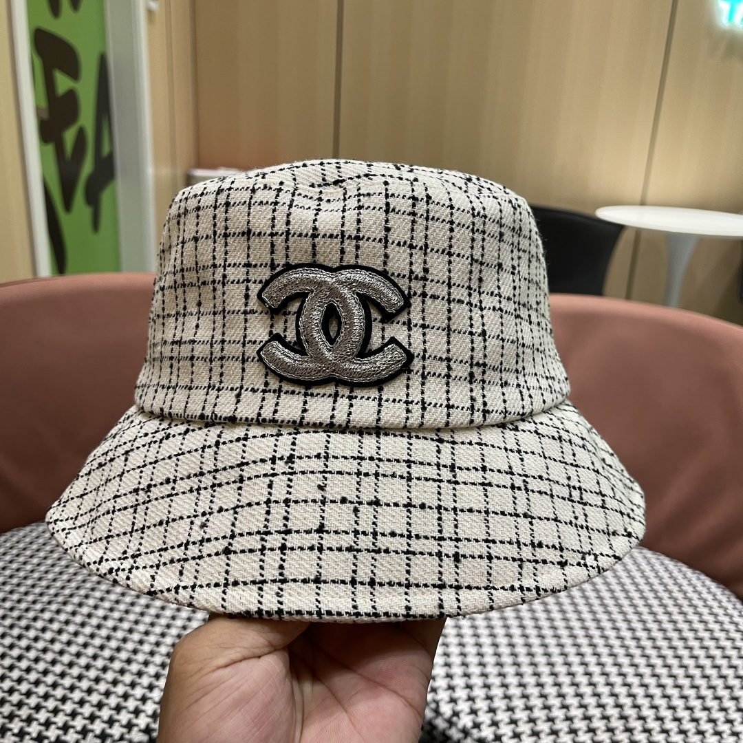 香奈儿 小香风渔夫帽子女春夏季韩版潮防晒遮阳帽日系小沿百搭太阳帽盆帽