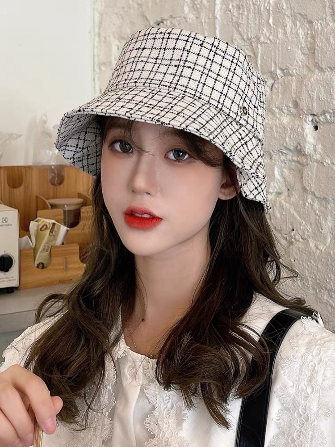 香奈儿 小香风渔夫帽子女春夏季韩版潮防晒遮阳帽日系小沿百搭太阳帽盆帽