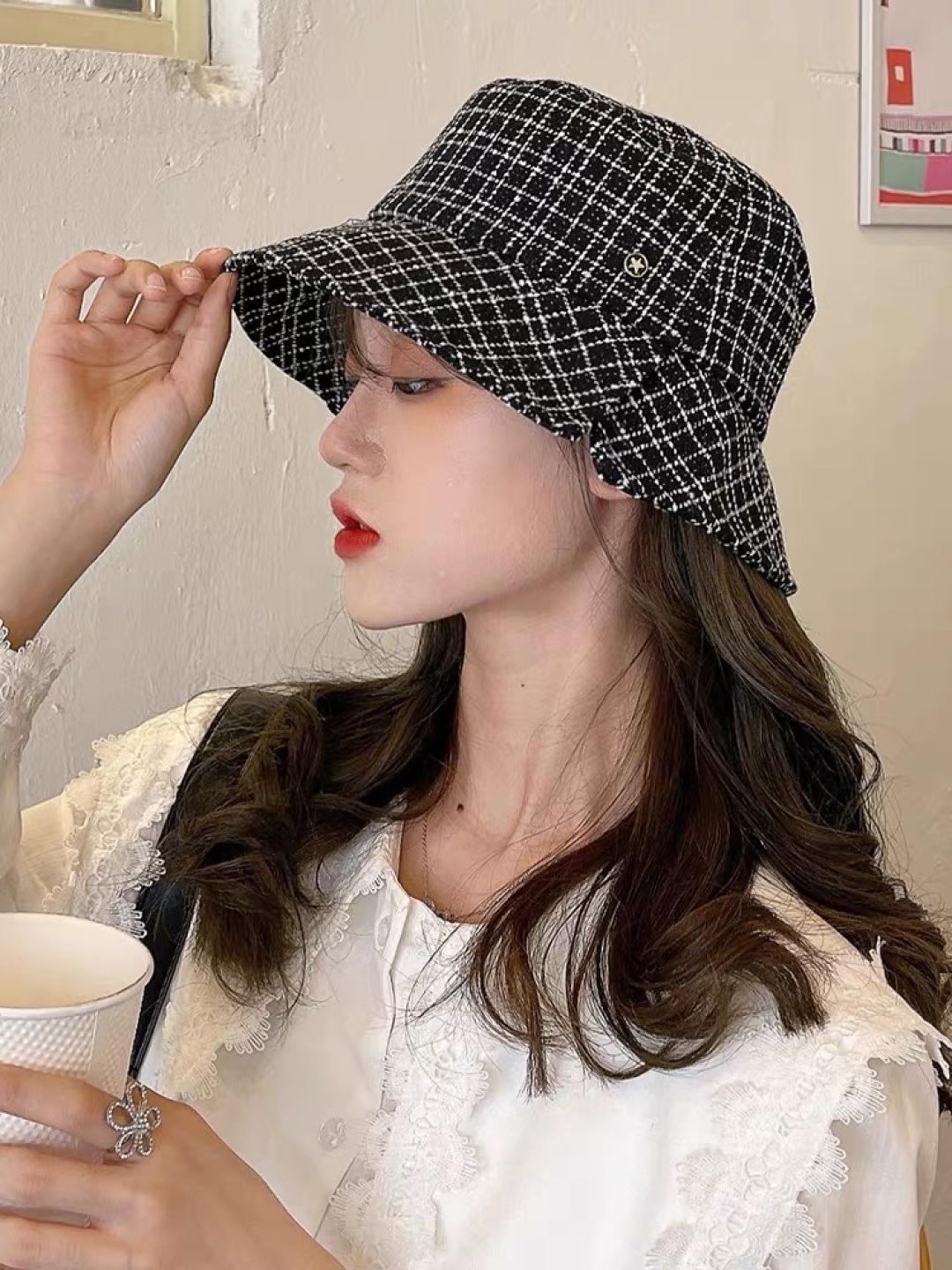 NO:352953,Chanel, small fragrant fisherman hat, women's spring and summer Korean style trendy sun protection sun hat, Japanese small edge versatile sun hat, hat, straw hat, fisherman hat, baseball hat, hat, chanel, espadrilles, hats香奈儿 小香风渔夫帽子女春夏季韩版潮防晒遮阳帽 日系小沿百搭太阳帽盆帽帽子草帽渔夫帽棒球帽,帽子,chanel,espadrilles,hats,hat