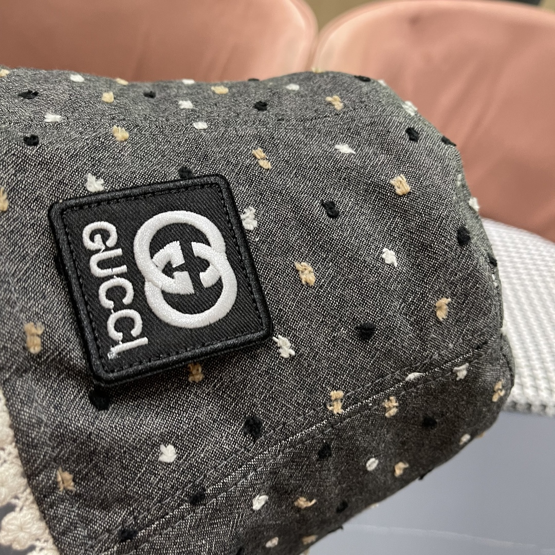  香奈儿Chanel夏季透气防晒渔夫帽子小碎花脸小休闲百搭出游遮阳盆帽