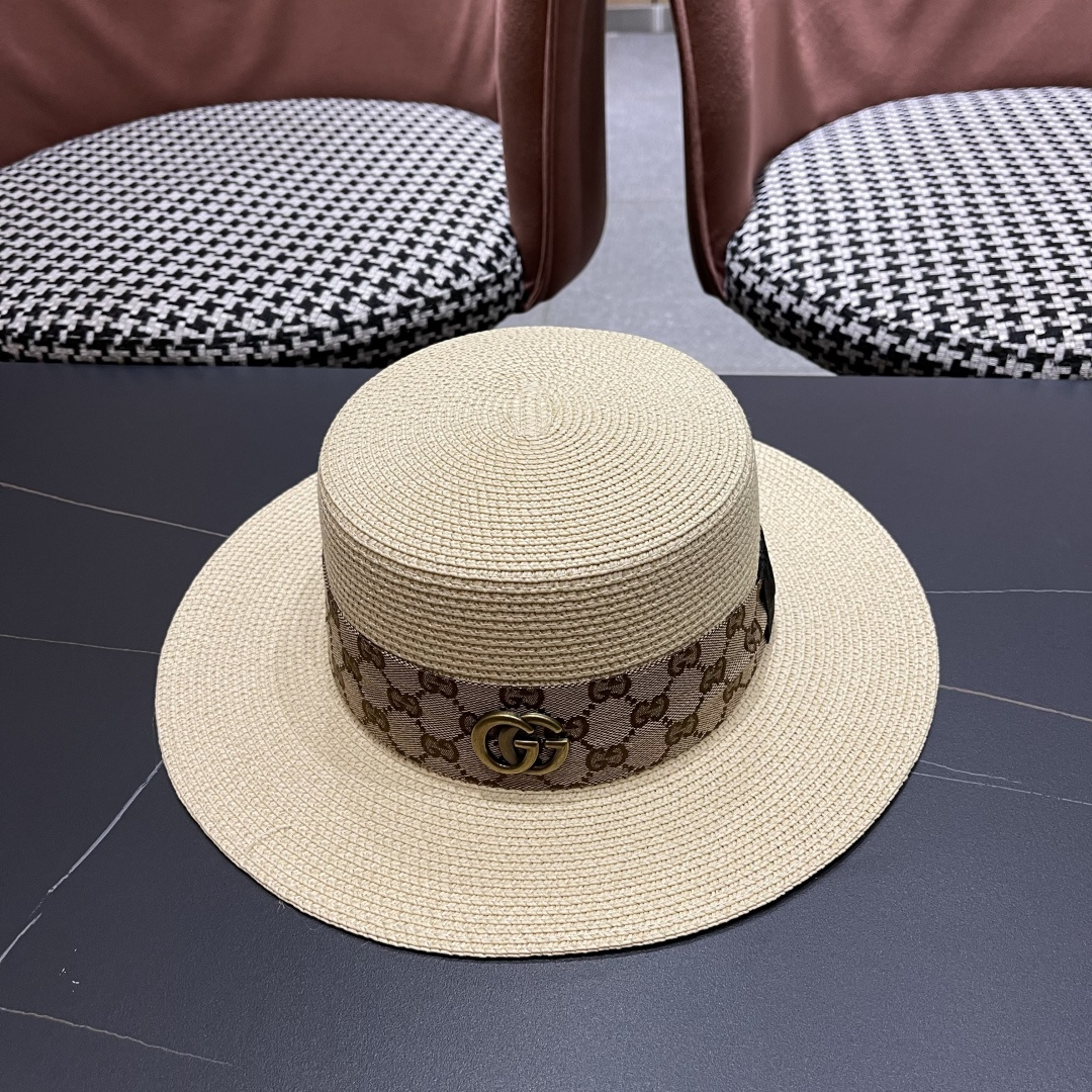 NO:352945,Gucci 2025 new straw hat, celebrity style sun hat, must-have hat for traveling and traveling, fisherman hat baseball hat, hat, gucci, espadrilles, hatsGucci古奇2025新款草帽,名媛风遮阳帽,,旅游出街必备帽子草帽渔夫帽棒球帽,帽子,gucci,espadrilles,hats,hat