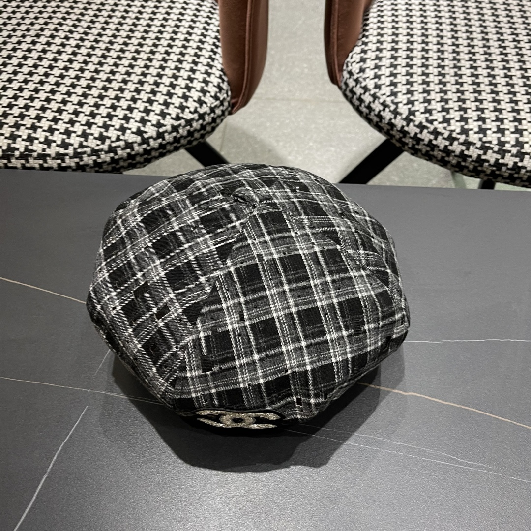  Chanel香奈儿2025新款贝雷帽，画家帽，头围57cm 四季百搭