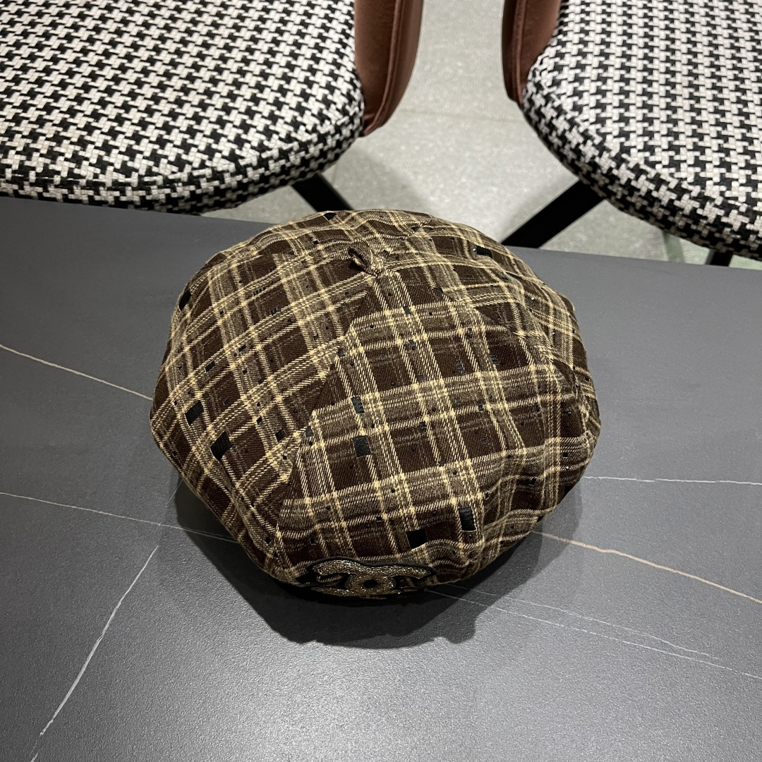  Chanel香奈儿2025新款贝雷帽，画家帽，头围57cm 四季百搭