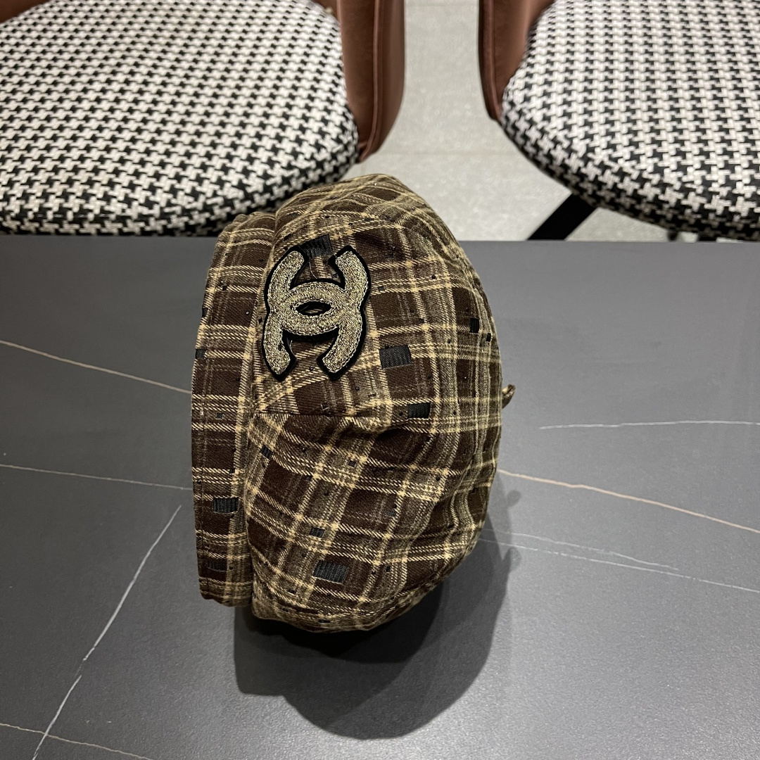  Chanel香奈儿2025新款贝雷帽，画家帽，头围57cm 四季百搭