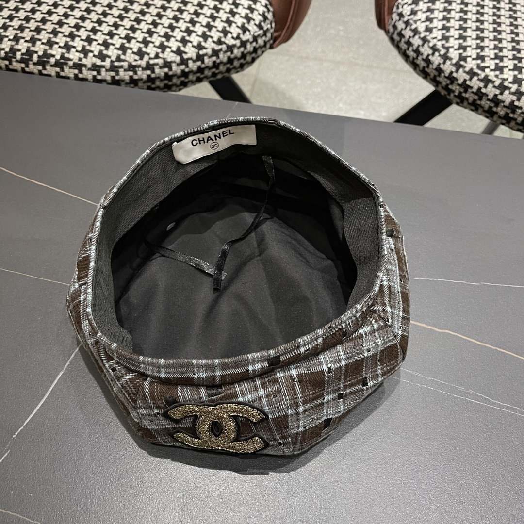  Chanel香奈儿2025新款贝雷帽，画家帽，头围57cm 四季百搭