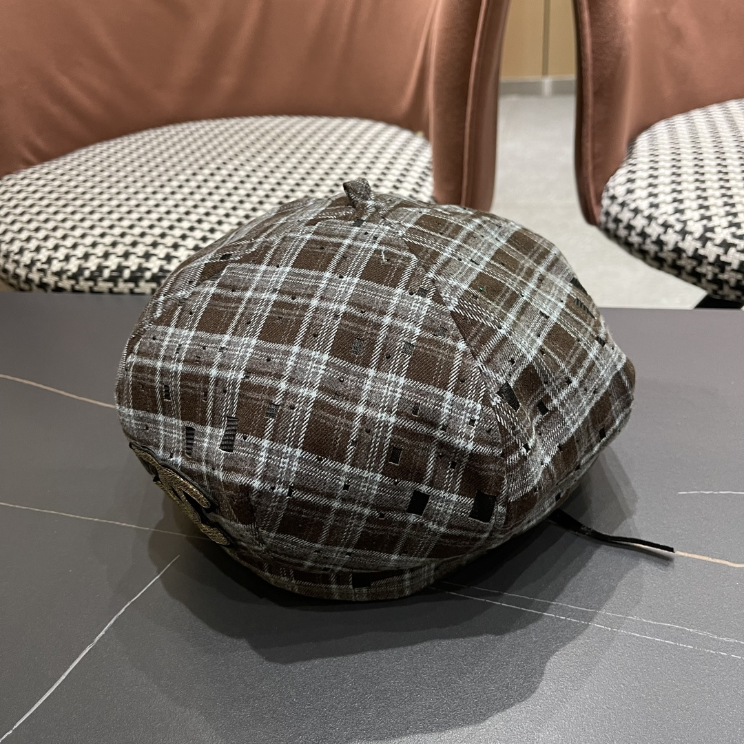  Chanel香奈儿2025新款贝雷帽，画家帽，头围57cm 四季百搭