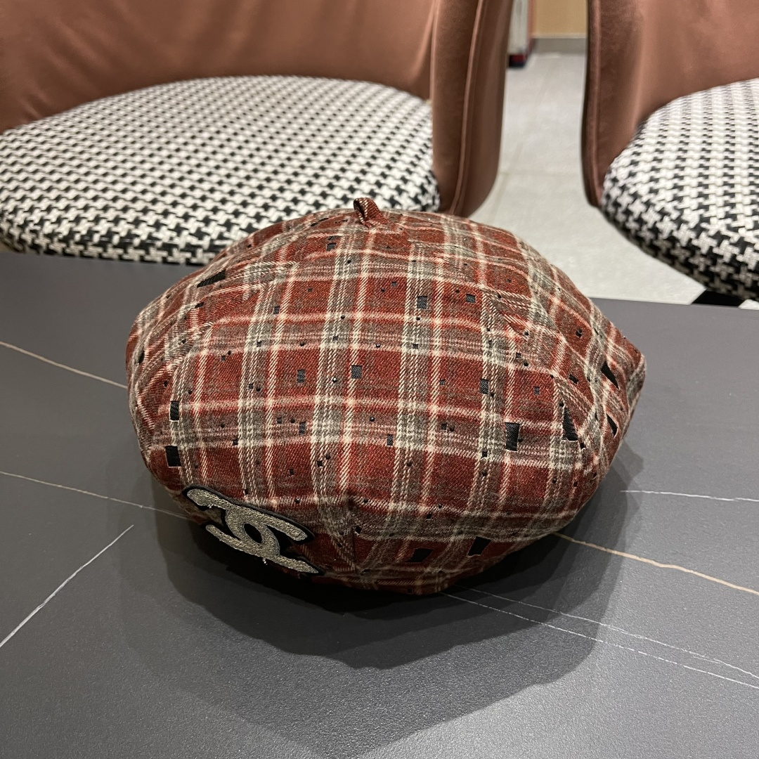  Chanel香奈儿2025新款贝雷帽，画家帽，头围57cm 四季百搭