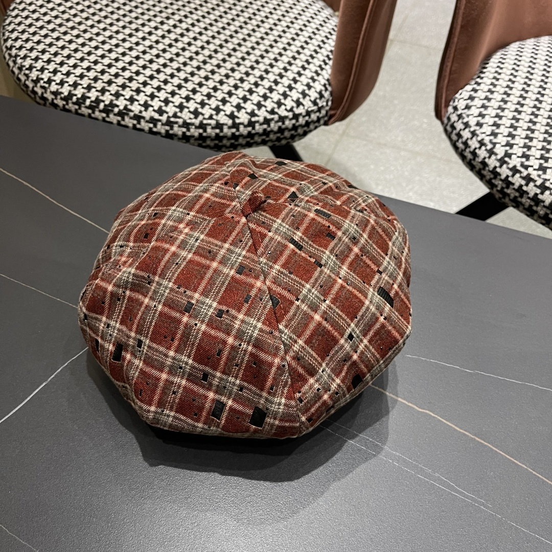  Chanel香奈儿2025新款贝雷帽，画家帽，头围57cm 四季百搭