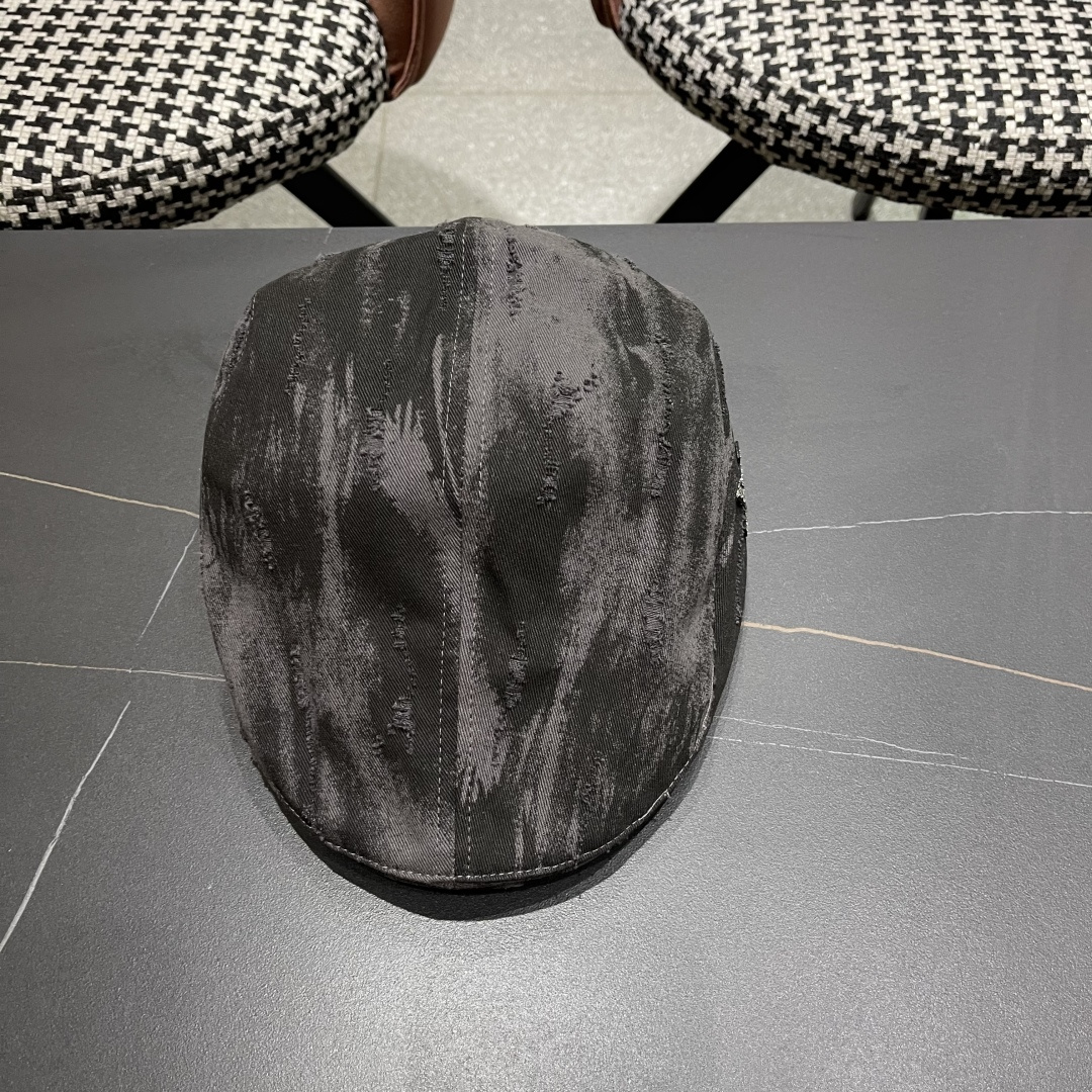  帽子女春夏休闲时尚前进帽韩版辣妺鸭舌帽复古做旧贝雷帽