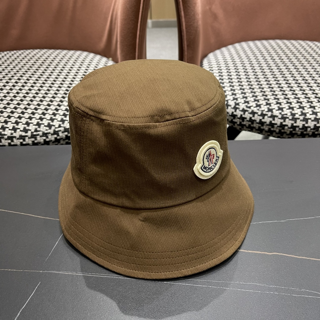  蒙口2025新款甜心水洗纯色渔夫帽子休闲盆
帽男女遮阳水桶帽夏