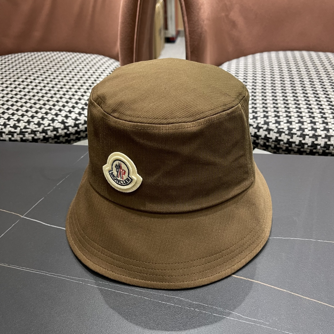  蒙口2025新款甜心水洗纯色渔夫帽子休闲盆
帽男女遮阳水桶帽夏