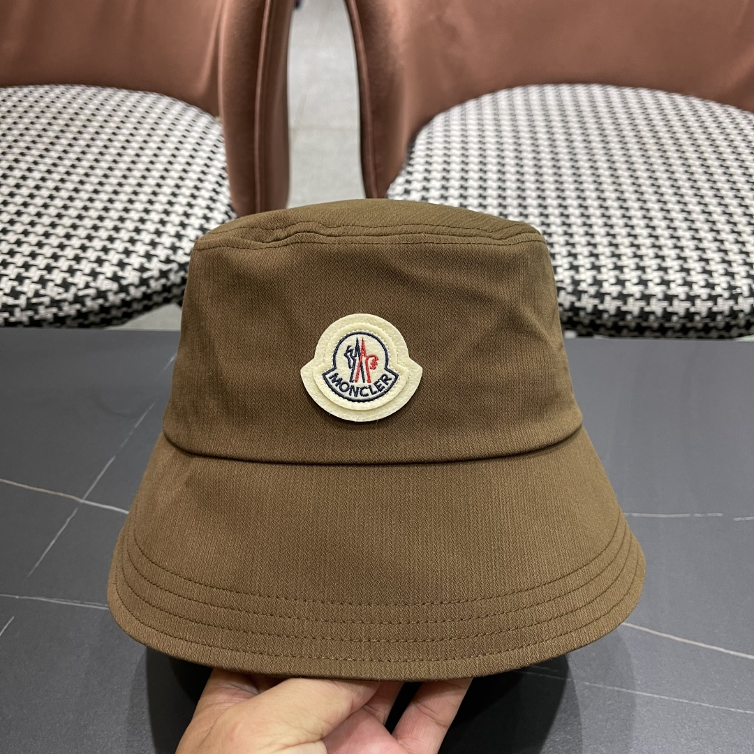  蒙口2025新款甜心水洗纯色渔夫帽子休闲盆
帽男女遮阳水桶帽夏