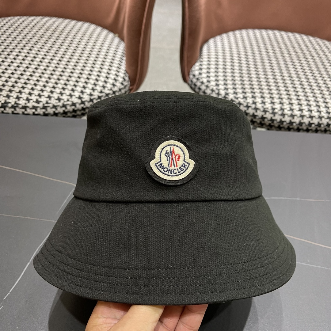  蒙口2025新款甜心水洗纯色渔夫帽子休闲盆
帽男女遮阳水桶帽夏