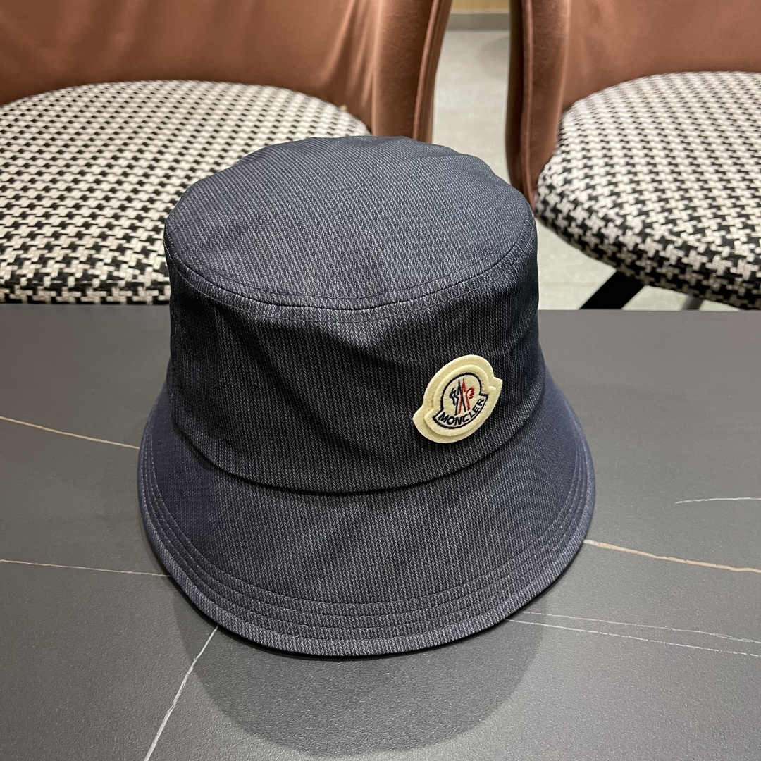  蒙口2025新款甜心水洗纯色渔夫帽子休闲盆
帽男女遮阳水桶帽夏