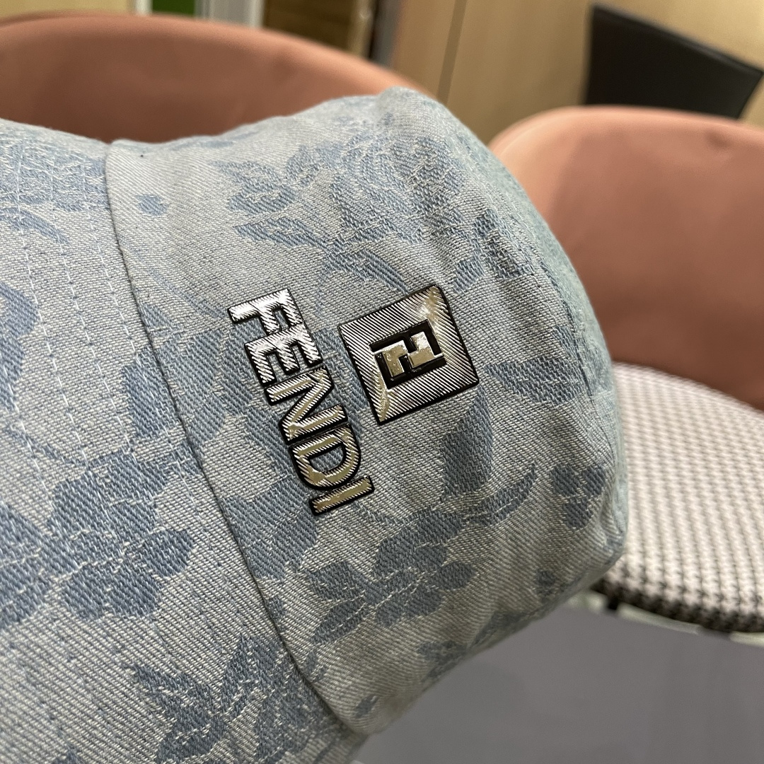  芬迪 新款日系小众时尚渔夫帽女夏天街头百搭防晒遮阳盆帽男显脸小