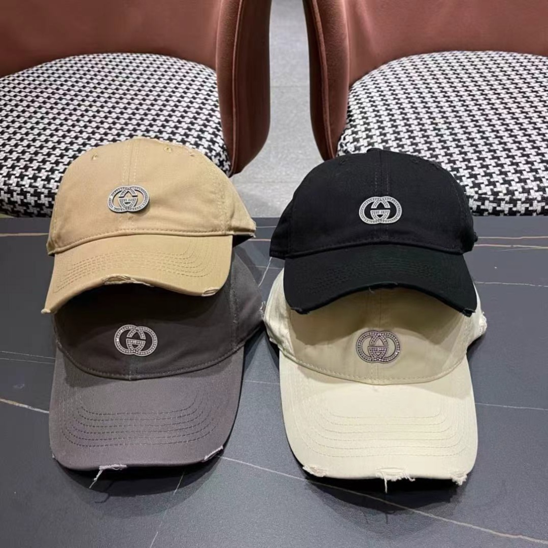  古奇Gucci 新款棒球帽🧢精致純也格调很有感觉，很酷很时尚，质量超赞