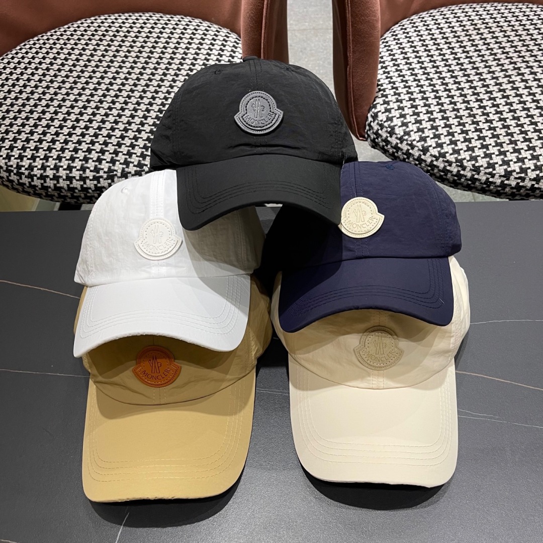  蒙口Moncler🆕春款新款个性速干清麴棒球帽，高品质透气性巨佳，高颜值时尚单品！
男女同款