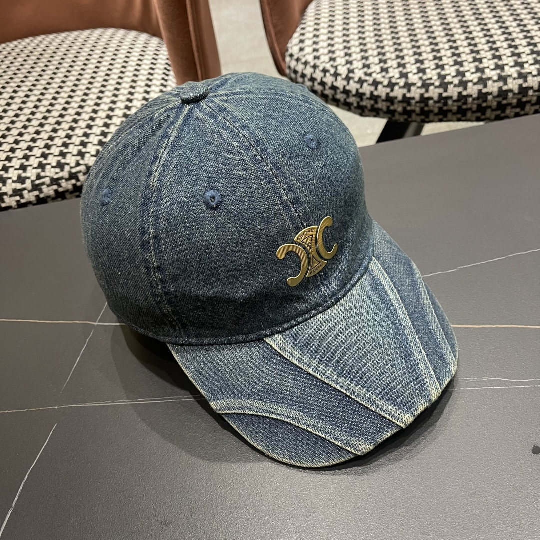 【CELINE赛琳】新款经典牛仔休闲潮流款 棒球帽🧢日韩风格，随便搭配都超好看！出门旅游，绝对要入手的一
