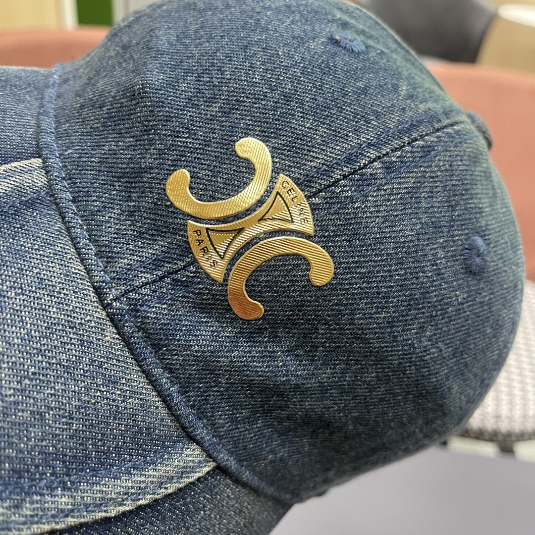 【CELINE赛琳】新款经典牛仔休闲潮流款 棒球帽🧢日韩风格，随便搭配都超好看！出门旅游，绝对要入手的一