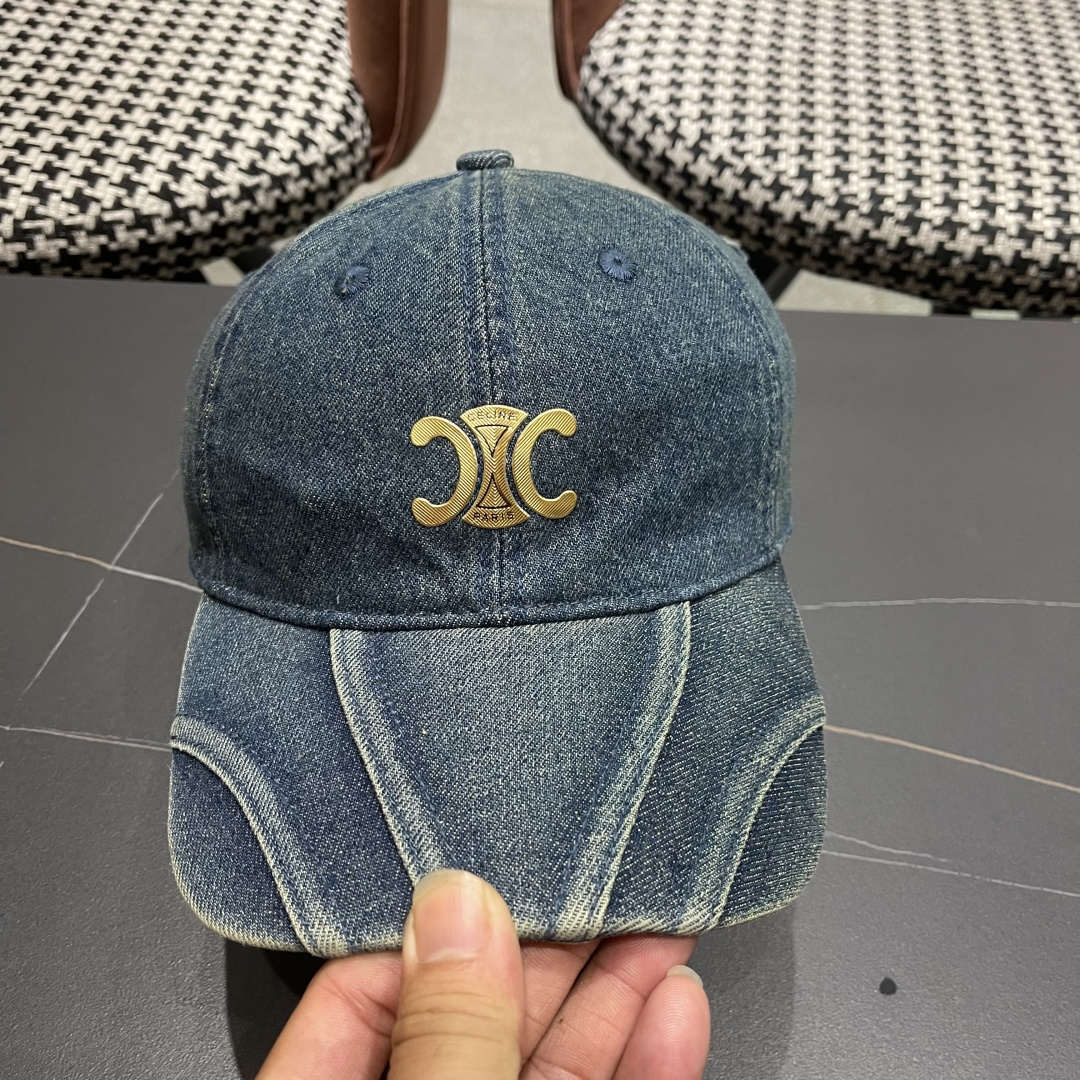 【CELINE赛琳】新款经典牛仔休闲潮流款 棒球帽🧢日韩风格，随便搭配都超好看！出门旅游，绝对要入手的一