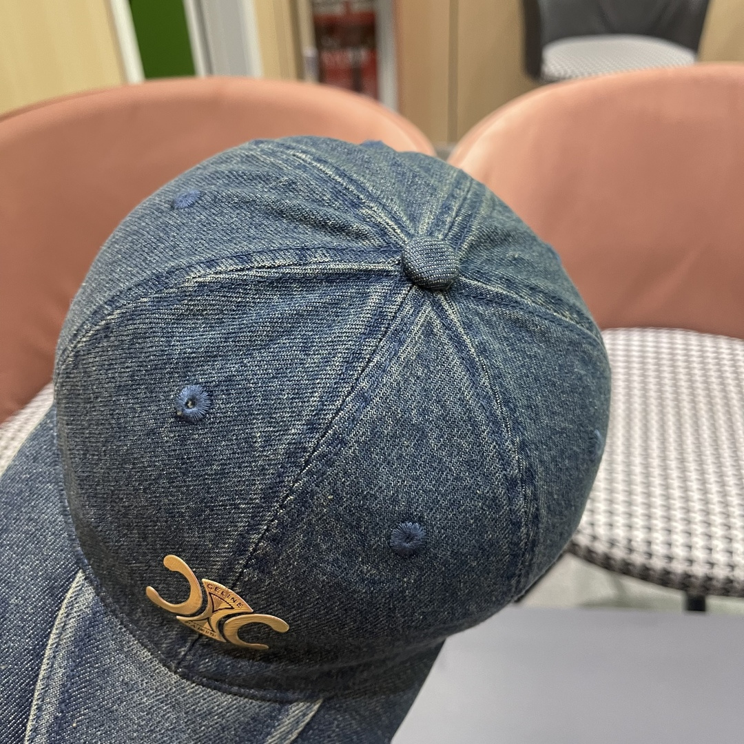 【CELINE赛琳】新款经典牛仔休闲潮流款 棒球帽🧢日韩风格，随便搭配都超好看！出门旅游，绝对要入手的一