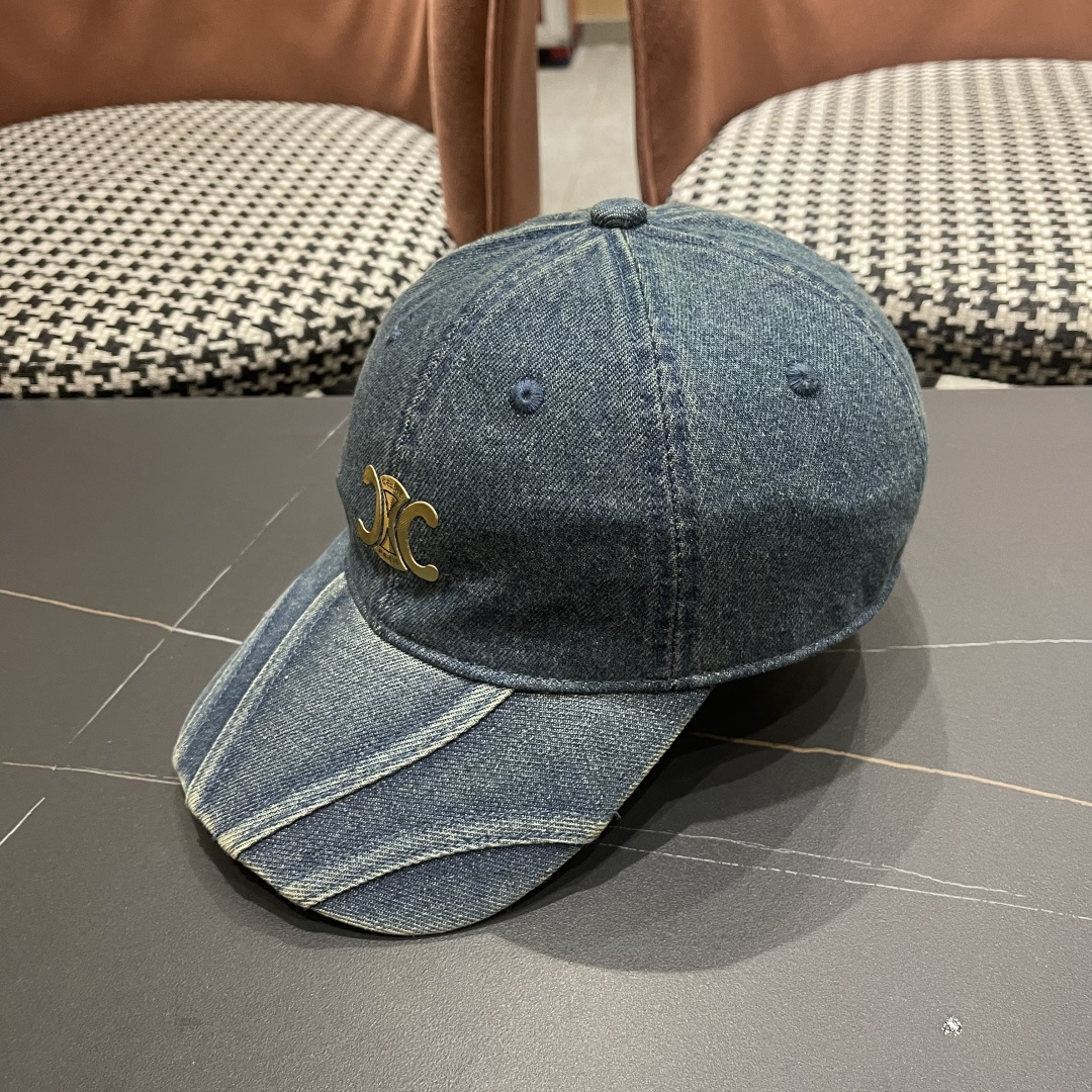 【CELINE赛琳】新款经典牛仔休闲潮流款 棒球帽🧢日韩风格，随便搭配都超好看！出门旅游，绝对要入手的一