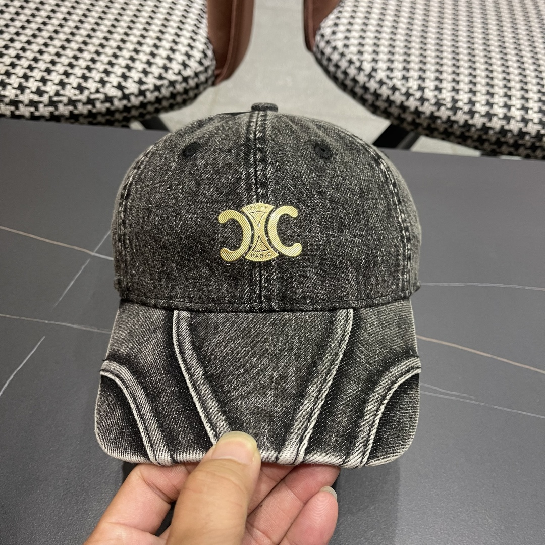 【CELINE赛琳】新款经典牛仔休闲潮流款 棒球帽🧢日韩风格，随便搭配都超好看！出门旅游，绝对要入手的一