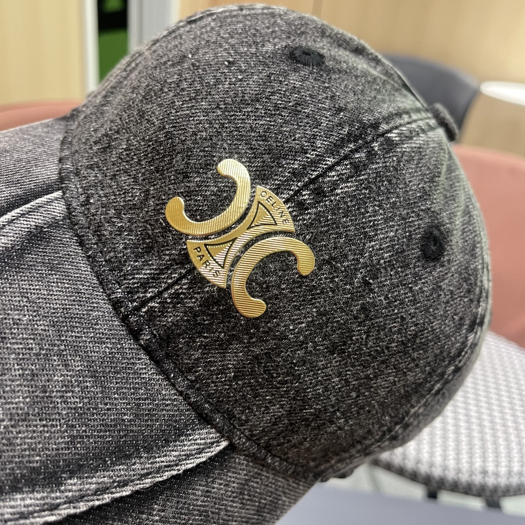 【CELINE赛琳】新款经典牛仔休闲潮流款 棒球帽🧢日韩风格，随便搭配都超好看！出门旅游，绝对要入手的一