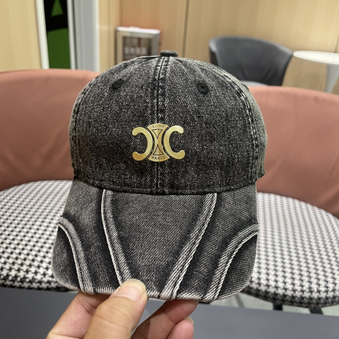 【CELINE赛琳】新款经典牛仔休闲潮流款 棒球帽🧢日韩风格，随便搭配都超好看！出门旅游，绝对要入手的一