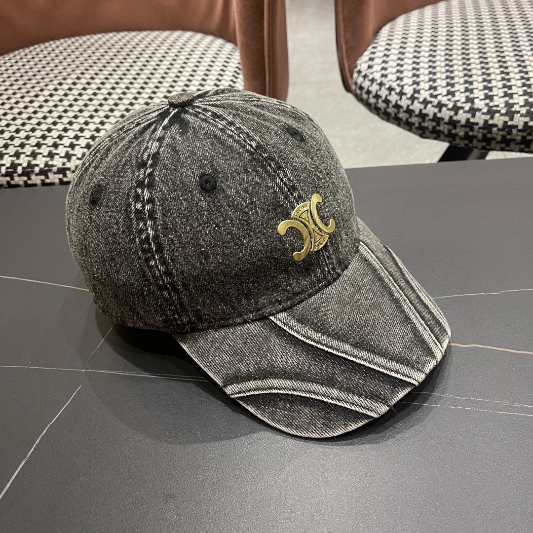 【CELINE赛琳】新款经典牛仔休闲潮流款 棒球帽🧢日韩风格，随便搭配都超好看！出门旅游，绝对要入手的一