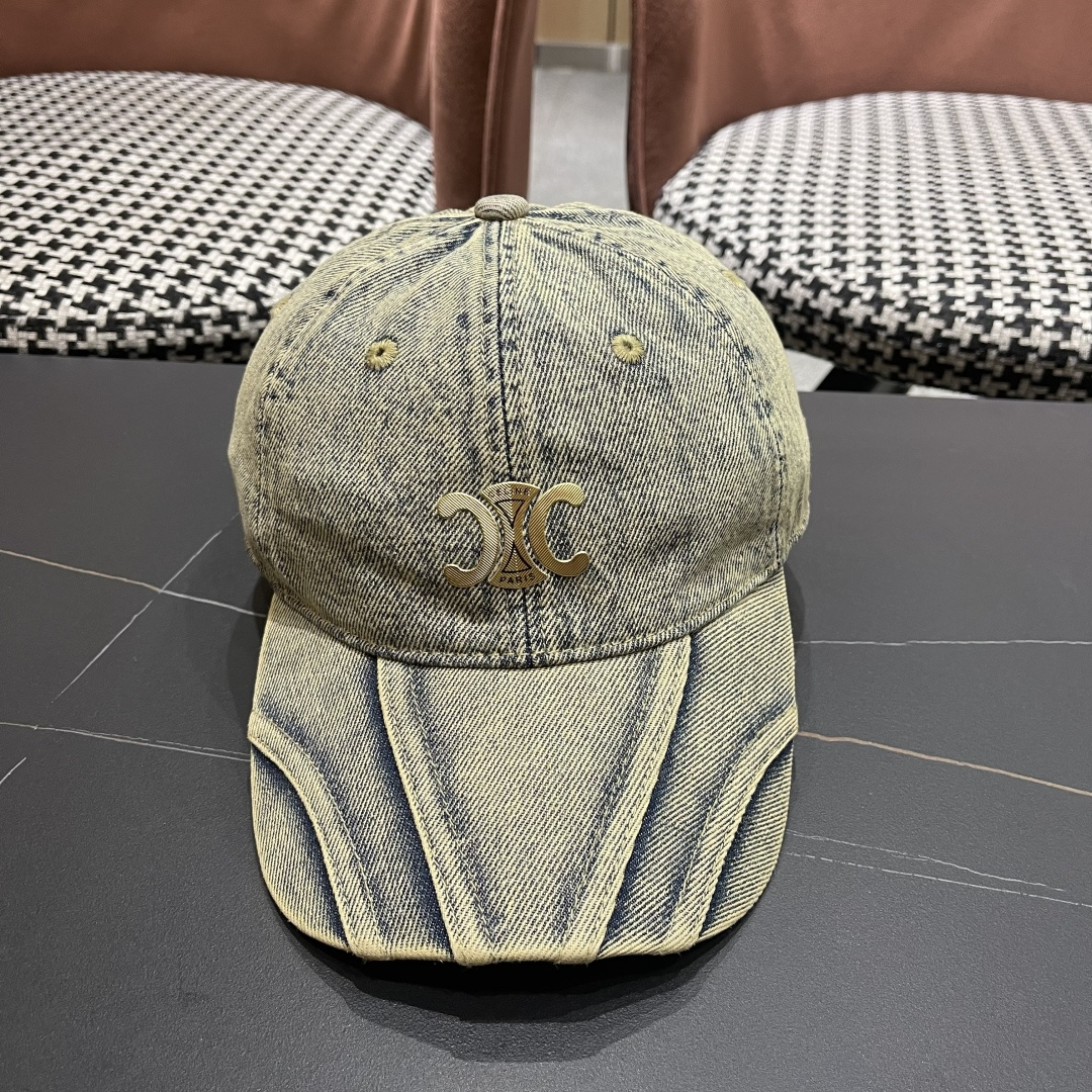 【CELINE赛琳】新款经典牛仔休闲潮流款 棒球帽🧢日韩风格，随便搭配都超好看！出门旅游，绝对要入手的一