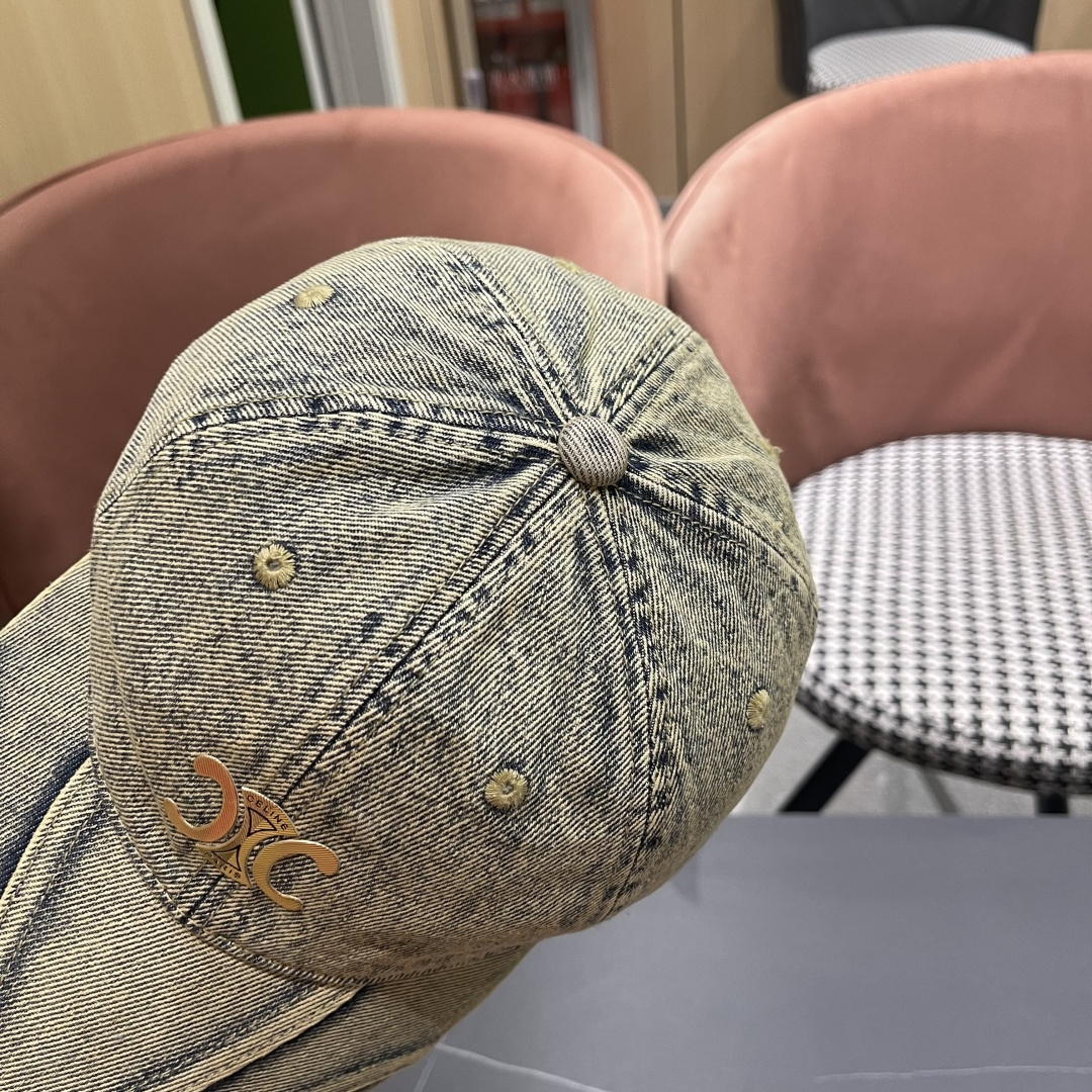 【CELINE赛琳】新款经典牛仔休闲潮流款 棒球帽🧢日韩风格，随便搭配都超好看！出门旅游，绝对要入手的一