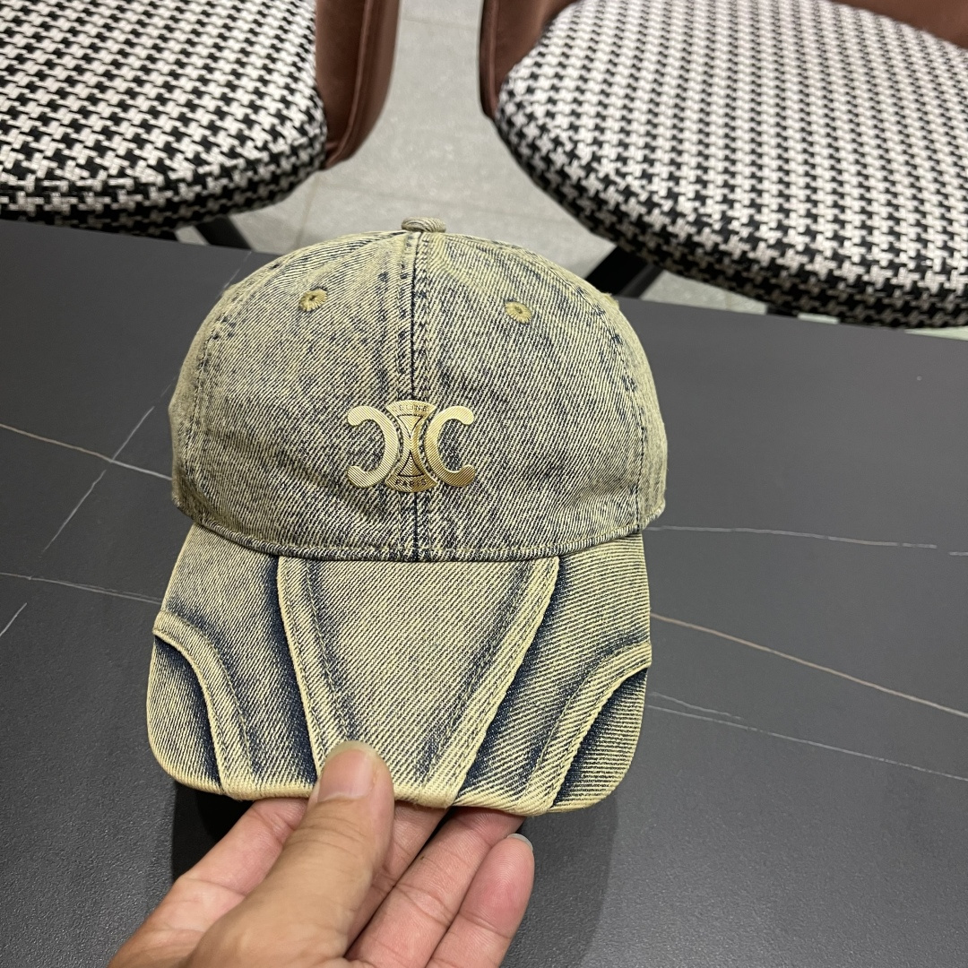 【CELINE赛琳】新款经典牛仔休闲潮流款 棒球帽🧢日韩风格，随便搭配都超好看！出门旅游，绝对要入手的一