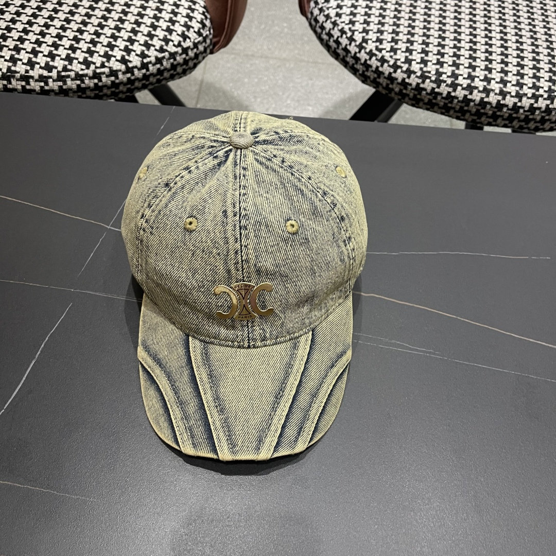 【CELINE赛琳】新款经典牛仔休闲潮流款 棒球帽🧢日韩风格，随便搭配都超好看！出门旅游，绝对要入手的一