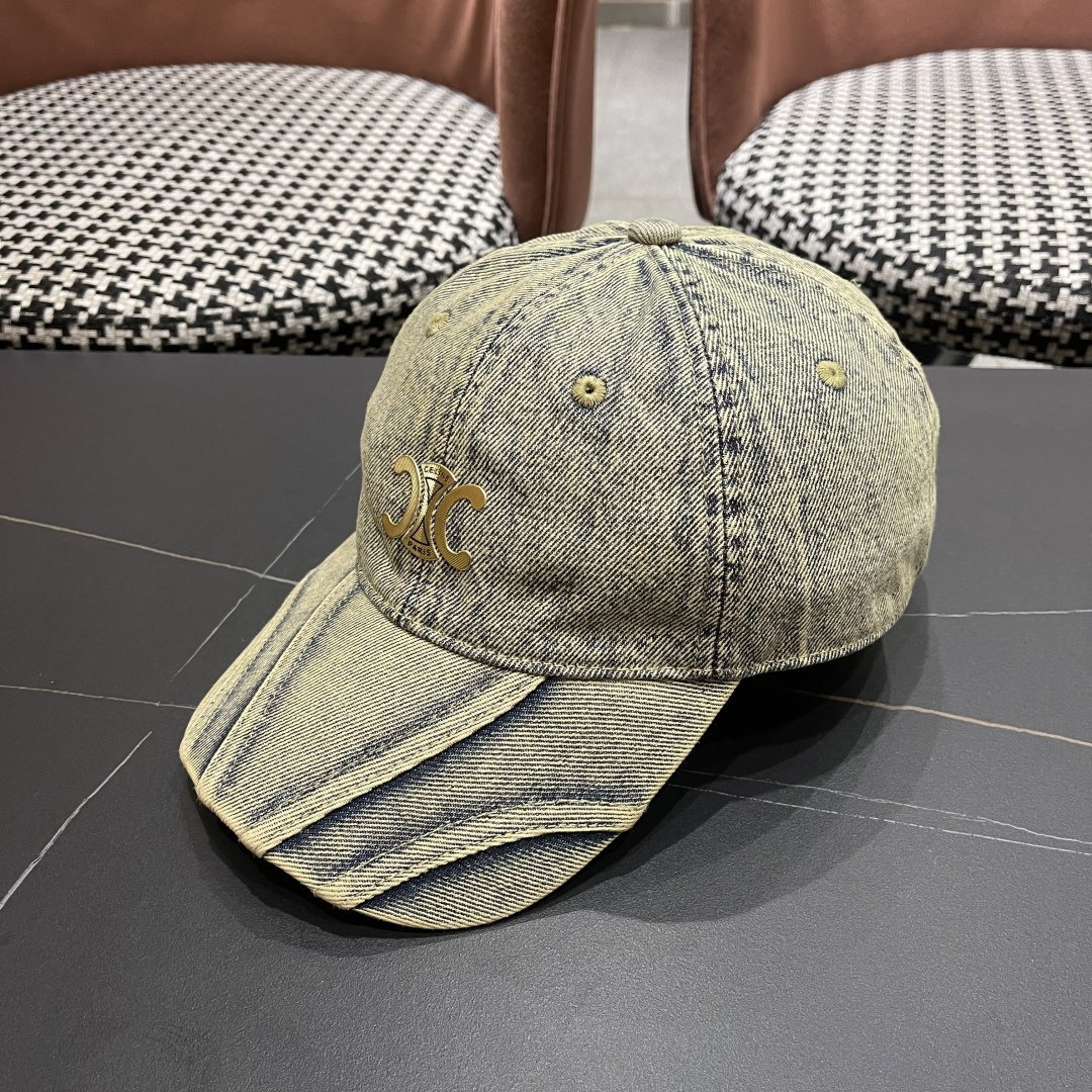 【CELINE赛琳】新款经典牛仔休闲潮流款 棒球帽🧢日韩风格，随便搭配都超好看！出门旅游，绝对要入手的一