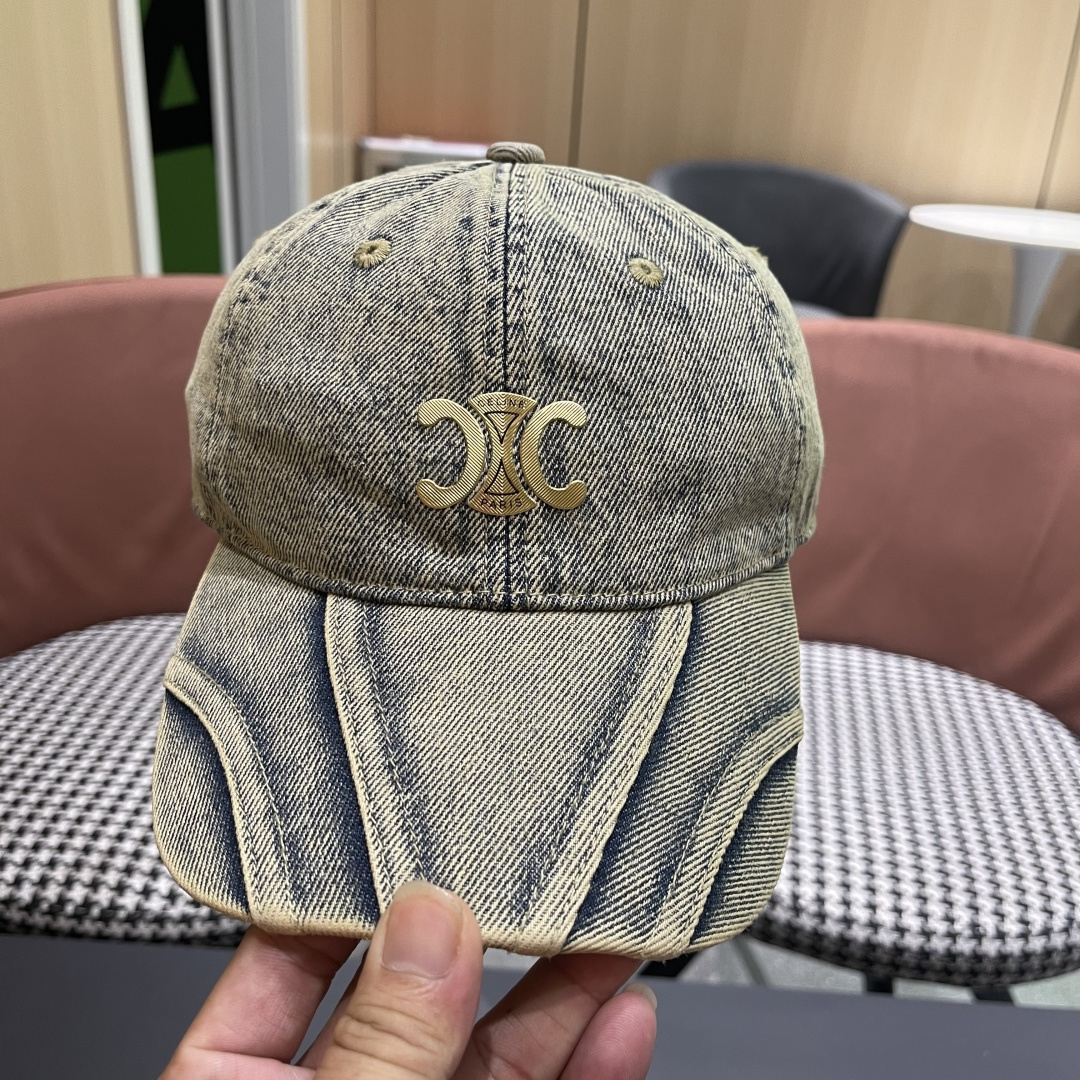 【CELINE赛琳】新款经典牛仔休闲潮流款 棒球帽🧢日韩风格，随便搭配都超好看！出门旅游，绝对要入手的一
