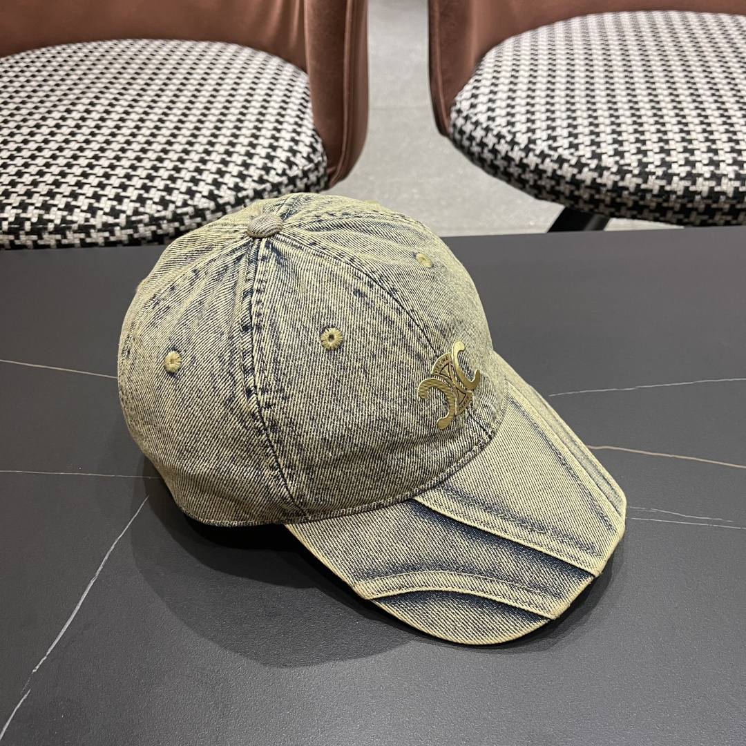 【CELINE赛琳】新款经典牛仔休闲潮流款 棒球帽🧢日韩风格，随便搭配都超好看！出门旅游，绝对要入手的一