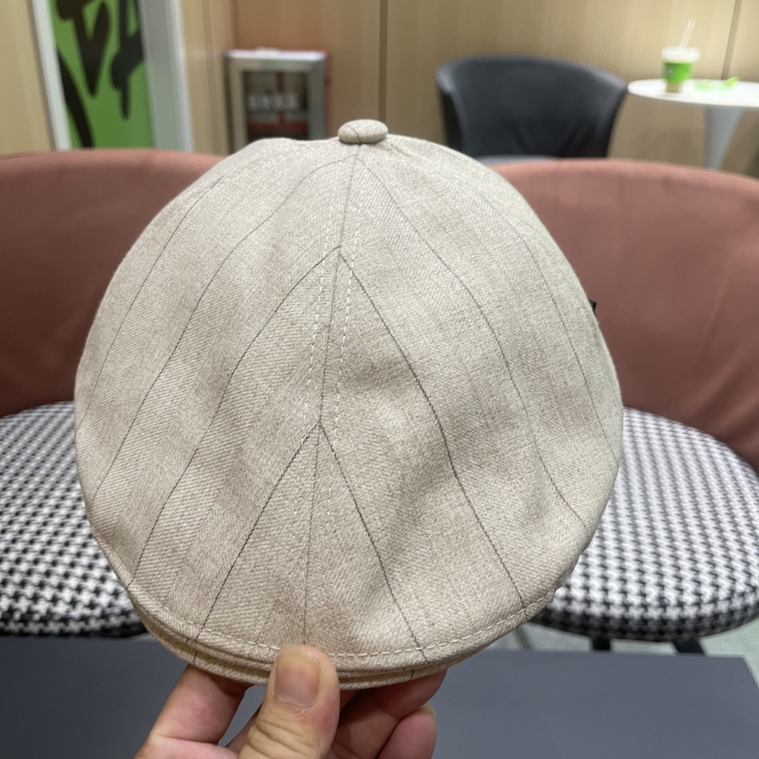  Lv 路易威登日系复古前进帽女大头围贝雷帽报童八角画家帽
男文艺短檐鸭舌帽子