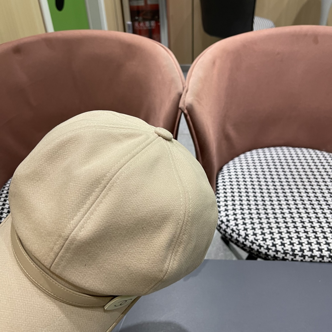  香奈儿 八角帽子女四季款棉质百搭贝雷帽英伦复古大头
围品脸小鸭舌报童帽