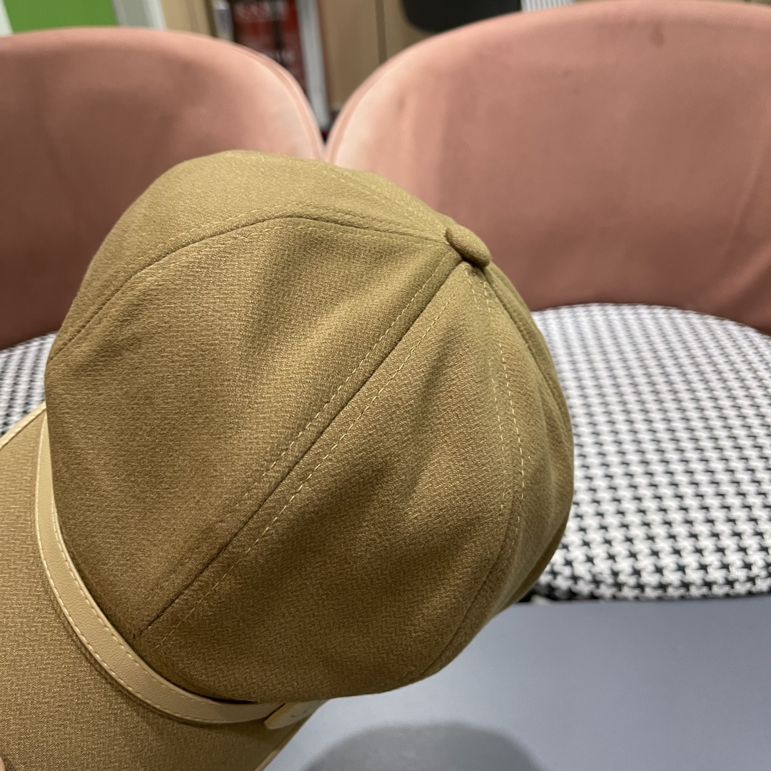  香奈儿 八角帽子女四季款棉质百搭贝雷帽英伦复古大头
围品脸小鸭舌报童帽