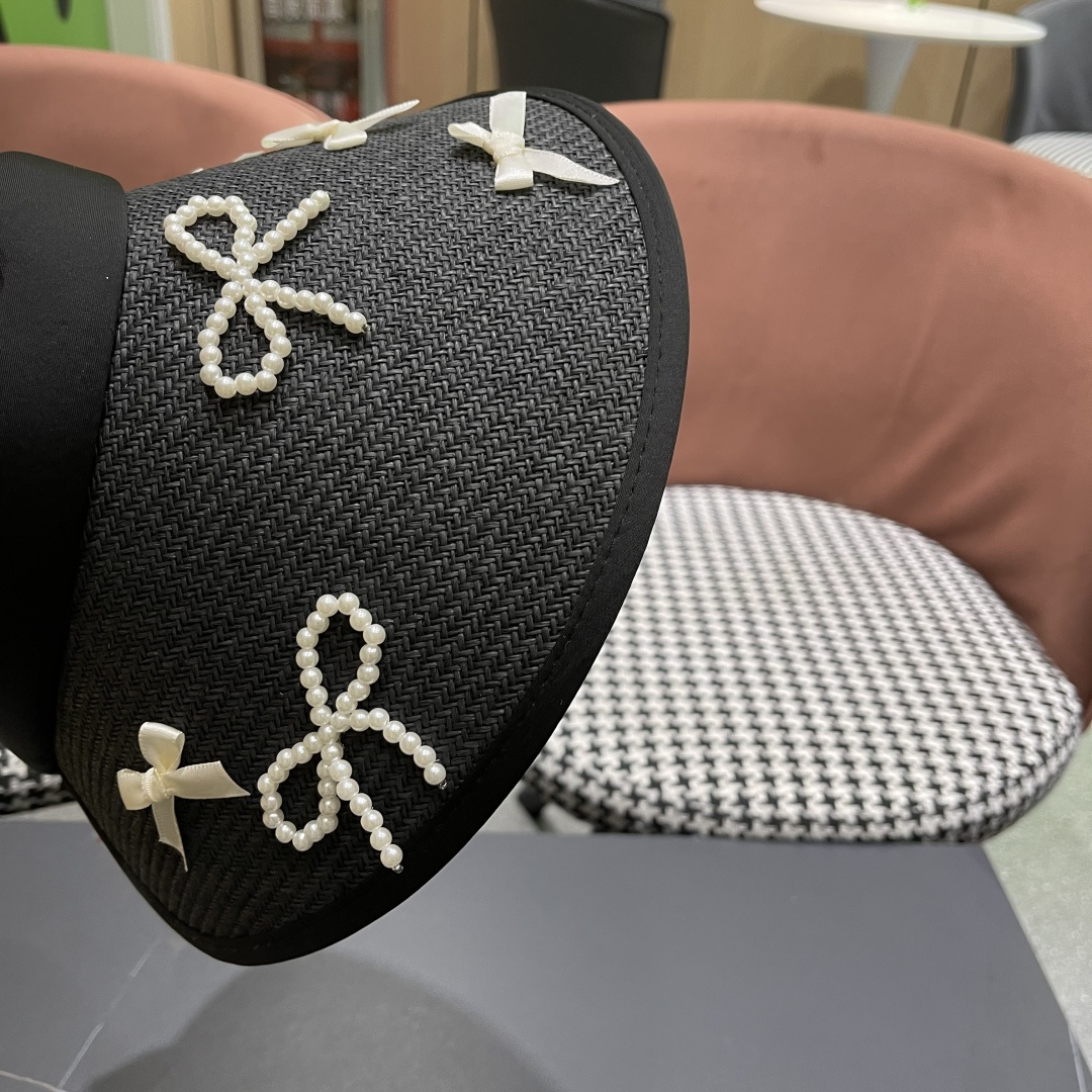  Lv路易威登 防晒帽女夏季防紫外线遮阳帽户外草
编帽子太阳帽大帽檐透气空顶帽