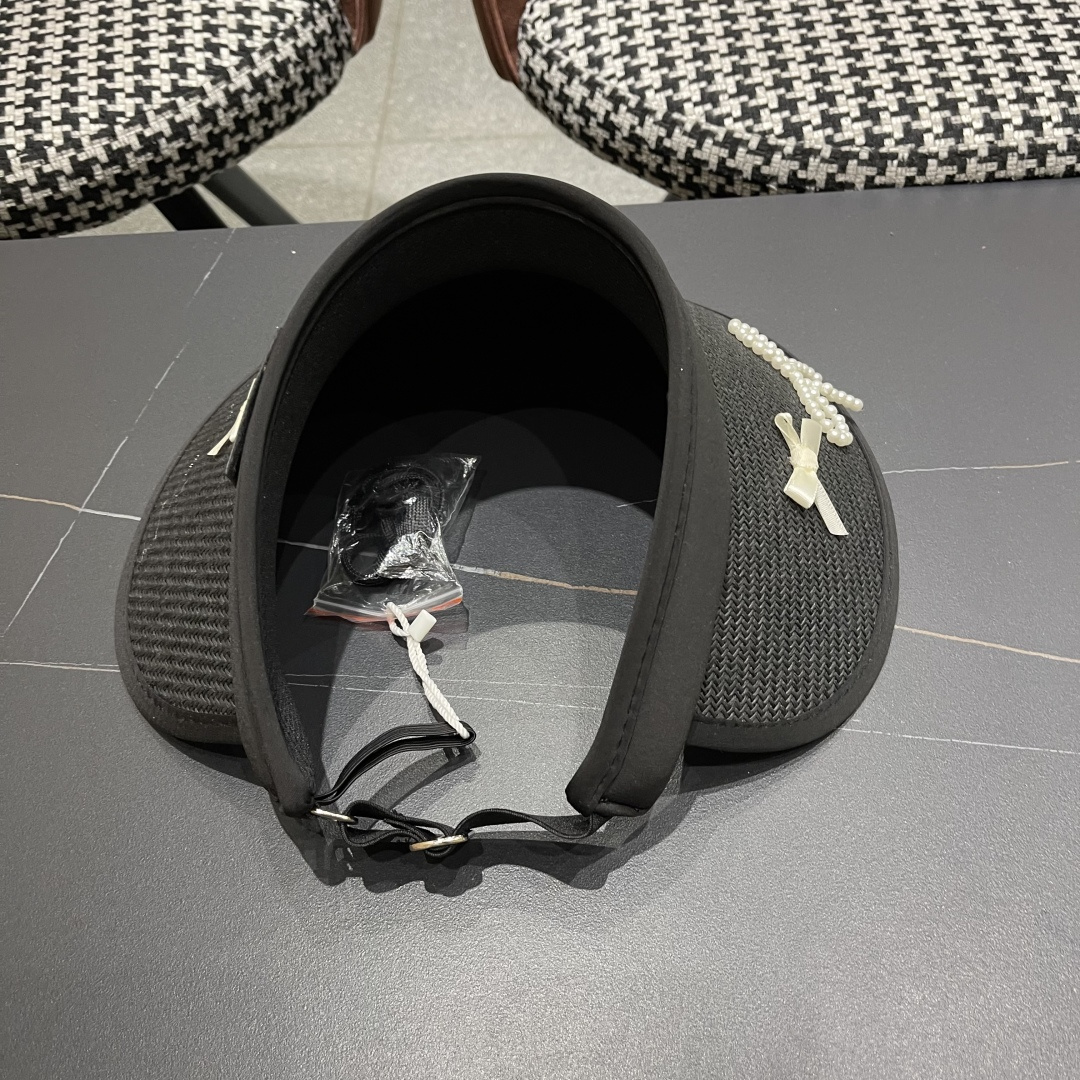  Lv路易威登 防晒帽女夏季防紫外线遮阳帽户外草
编帽子太阳帽大帽檐透气空顶帽