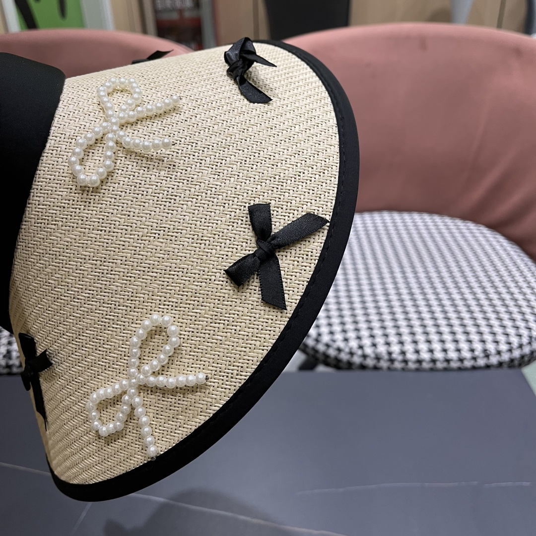  Lv路易威登 防晒帽女夏季防紫外线遮阳帽户外草
编帽子太阳帽大帽檐透气空顶帽