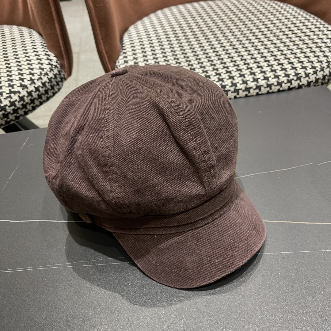  香奈儿 鸭舌帽女新款洋气帽子日系英伦风贝
雷帽品脸小休闲报童八角帽