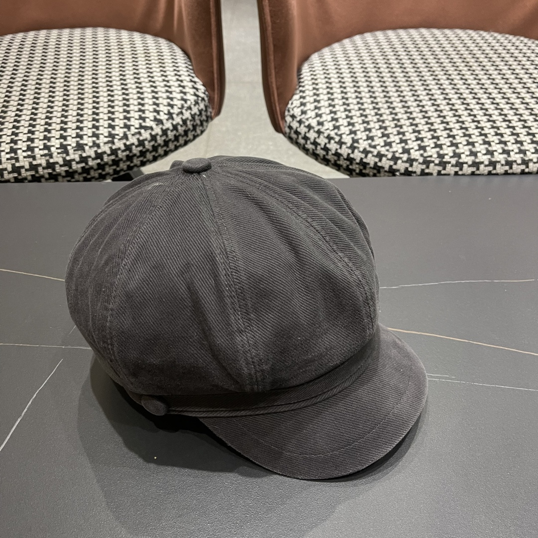  香奈儿 鸭舌帽女新款洋气帽子日系英伦风贝
雷帽品脸小休闲报童八角帽