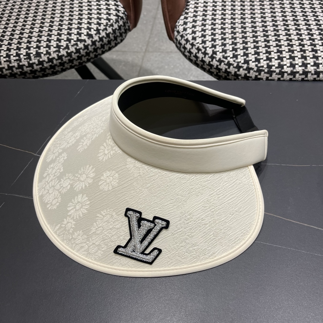  Lv路易威登2025日本中式风遮阳帽女防晒夏季发卡式空顶页大沿防
紫外线广外骑车太阳