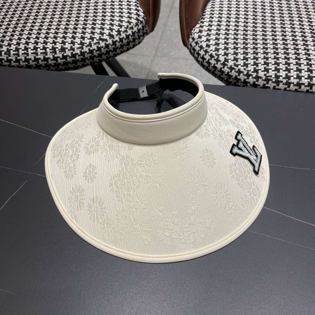  Lv路易威登2025日本中式风遮阳帽女防晒夏季发卡式空顶页大沿防
紫外线广外骑车太阳